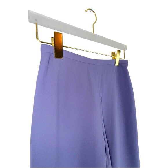 Vintage | Pierre Cardin Femme | 8 | Purple | Trousers | Classic | Minimalist - Picture 2 of 16